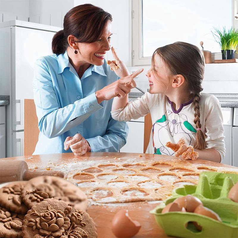 Резные деревянные формы для печенья, имбирные пряники, розовая сосна, формы для печенья, инструменты для выпечки, сделай сам