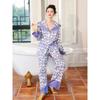 Пижама Dream Pajamas для женщин, весна и осень, новый комплект домашней одежды из атласа Ice Silk