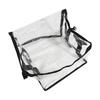Multifunctional Toy Doll Storage Bag Household Large Capacity Portable Waterproof Book Sorting Organizer PVC Foldable Transparent Basket