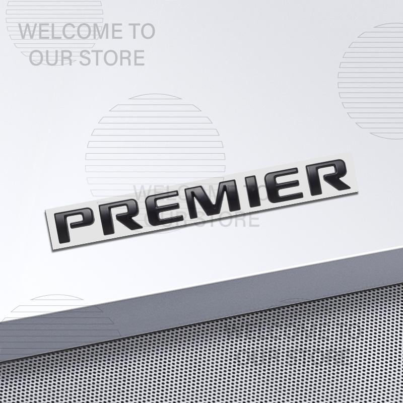 AABHB1 Car Decor Metal Premier Letter Emblem 3D Sticker For Chevrolet Blazer Equinox Trailblazer Malibu Traverse Tail Rear Trunk Decals