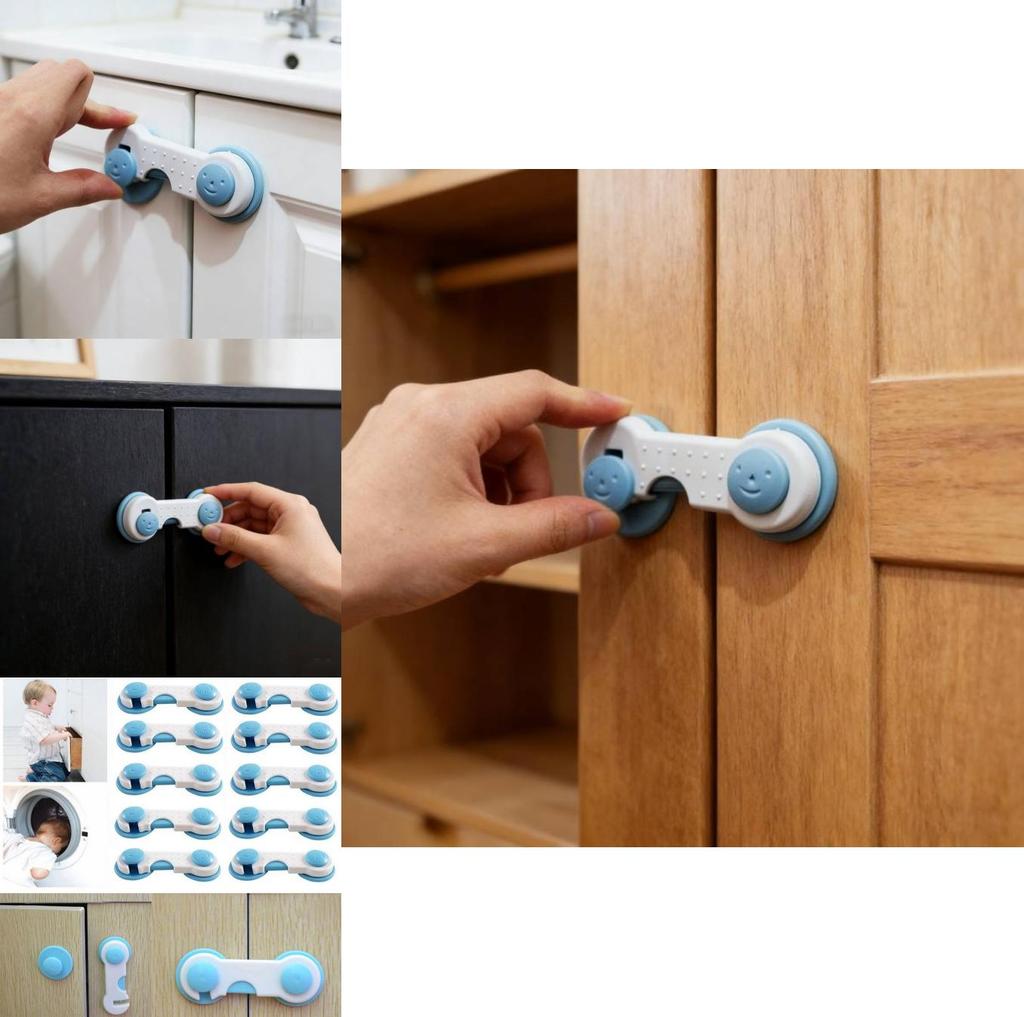 Child Safety Lock For Cabinets And Drawers Invisible Lock For Babyproofing Household Security