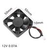 With PC 2-pin 50mm X 10mm Cooling Cooler Mini Computer Fans CPU System Heatsink DC Brushless Fan