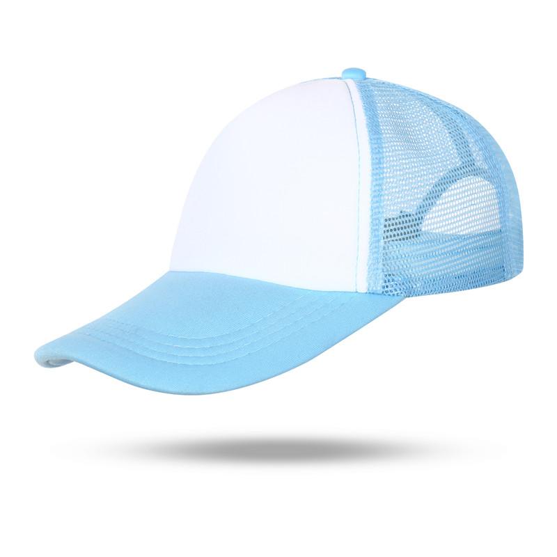 280gsm Adult Outdoor Unisex Blank Plain Sponge Net Cap Trucker Hats Custom Hats Promotional Trucker Hats