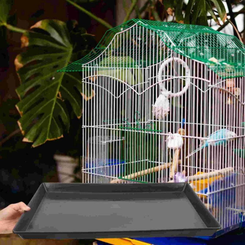 Black Rabbit Cage Manure Tray Pet Cleaning Urine Plate For Rabbits/Cats/Dogs/Hamster