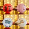 1PC Small Lanterns Ancient Style Handheld Lanterns Decoration Festivals Paper Lanterns Lantern Festival Multiple Styles