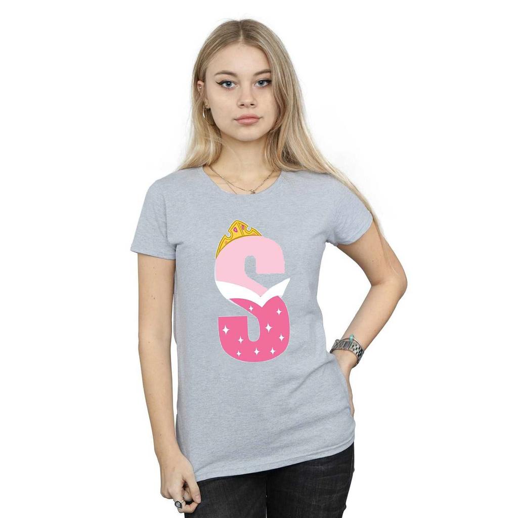 Disney Womens/Ladies Alphabet S Is For Sleeping Beauty Cotton T-Shirt