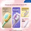 Lion Fine Tooth Clean Gum Toothbrush, Soft Bristle, 3-Pack