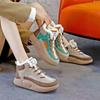 Женские спортивные ботинки на толстой подошве 2024 года, новые цветные женские плюшевые короткие ботинки, модные повседневные кроссовки Zapatos De Mujer