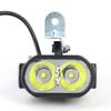 36/48/60V Electric Bicycle Light with Horn E-Bike LED Headlight Electric Scooter Front Light Waterproof High Power Headlight