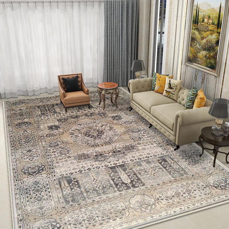 Ковер в стиле бохо для гостиной, противоскользящий, легко чистящийся, коврик для диванных столиков, пушистый мягкий ковер для офиса, большой площади, машинная стирка