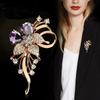 Light Luxury High-end Flower Brooch Women's Luxurious Temperament Niche Design Suit Dress Chest Flower High-end Accessories