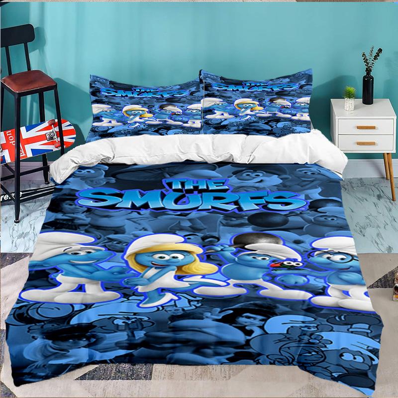 The Blue Cheese Adventure 3PCS Bedding set,Ideal for 1pc Duvet Cover And 2pcs Pillowcases Perfect for Fan gift,Ideal for Bedroom, Dormitory