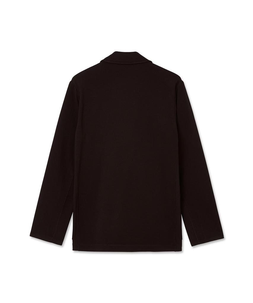 Iolo Double Jersey Jacket_Brown