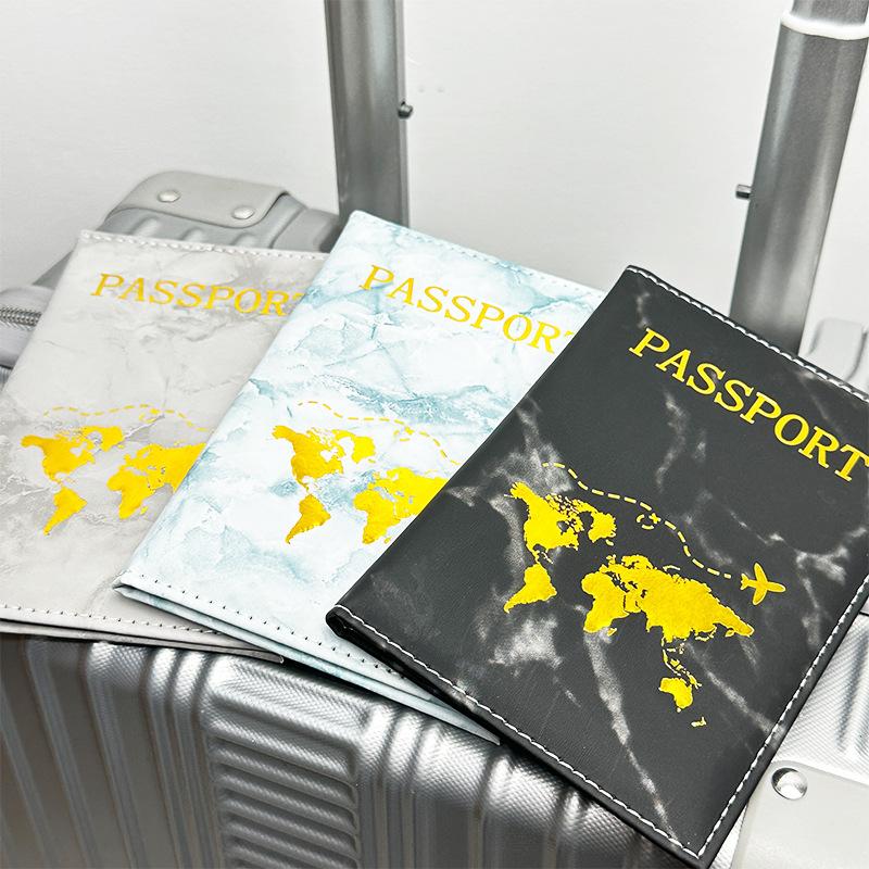 New PU Passport Holder Ticket Passport Covers Travel Passport Protective Cover ID Credit Card Holder Travel Accessories