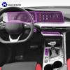 Для Changan CS35 Plus -2024 Защитная наклейка на центральную консоль салона автомобиля Декоративная полоса салона Защитная наклейка из ТПУ