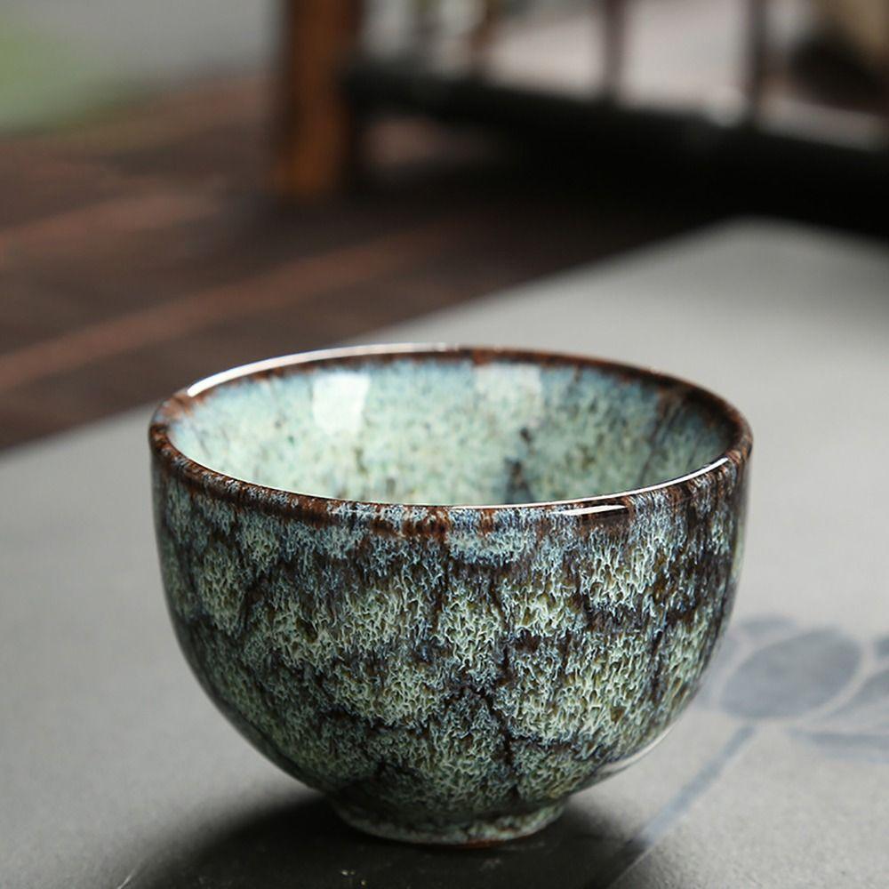 Kung Fu Ceramic Teacup Crude Pottery Tea Bowl Creative Drinkware