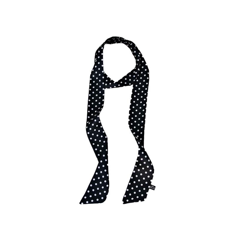 Polka Dot Gradient Skinny Scarf
