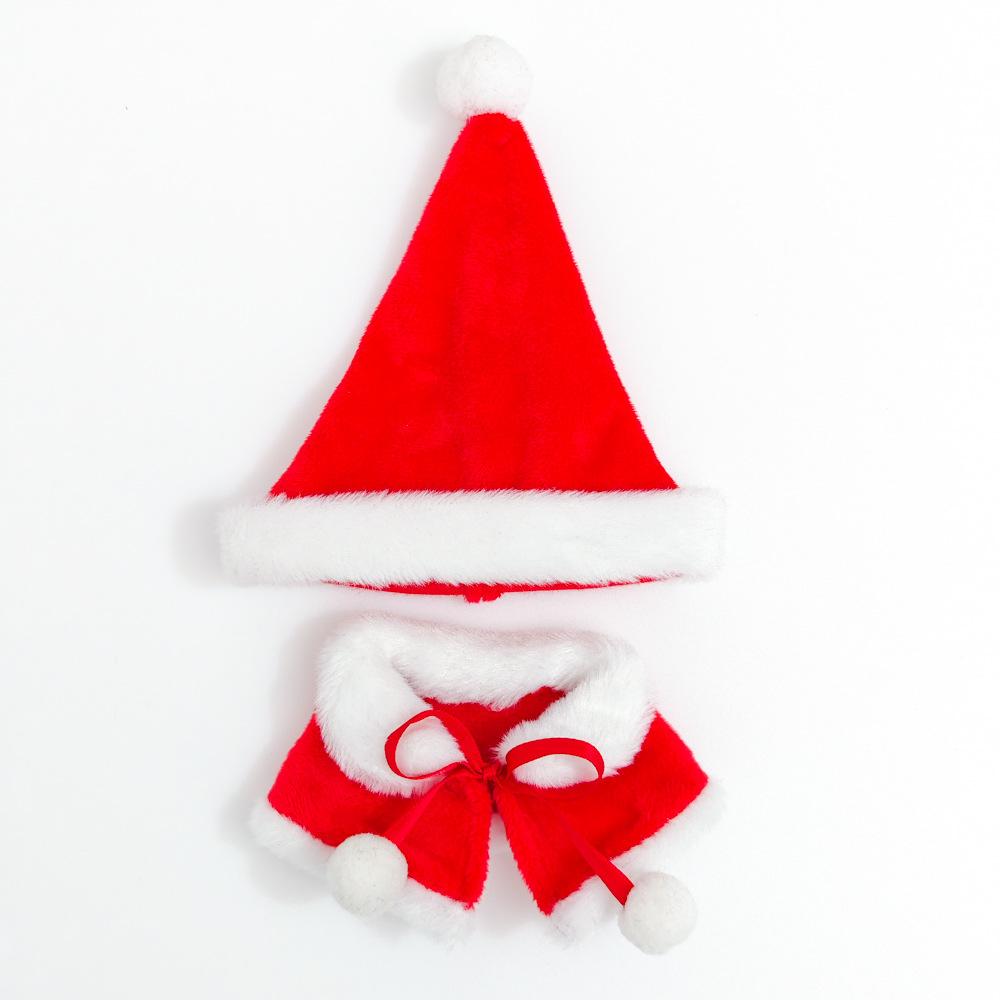 Labubu Pendant Christmas Cloak Baby Clothes Labubu Biscuit Man Sweater Christmas Hat