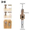 Professional Grade Blind Hole Drill Alloy Drill Bit Woodworking Deep Hole Drill Bit Screw Installation Step Drill Bit
