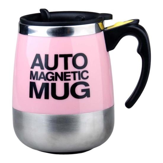 Магнитная кофейная кружка на 400 мл с автоматическим перемешиванием из АБС-пластика без BPA