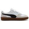 Puma Palermo Wide Lace SD White Black Gum Women Sneakers Vapor-Grey 402109-01
