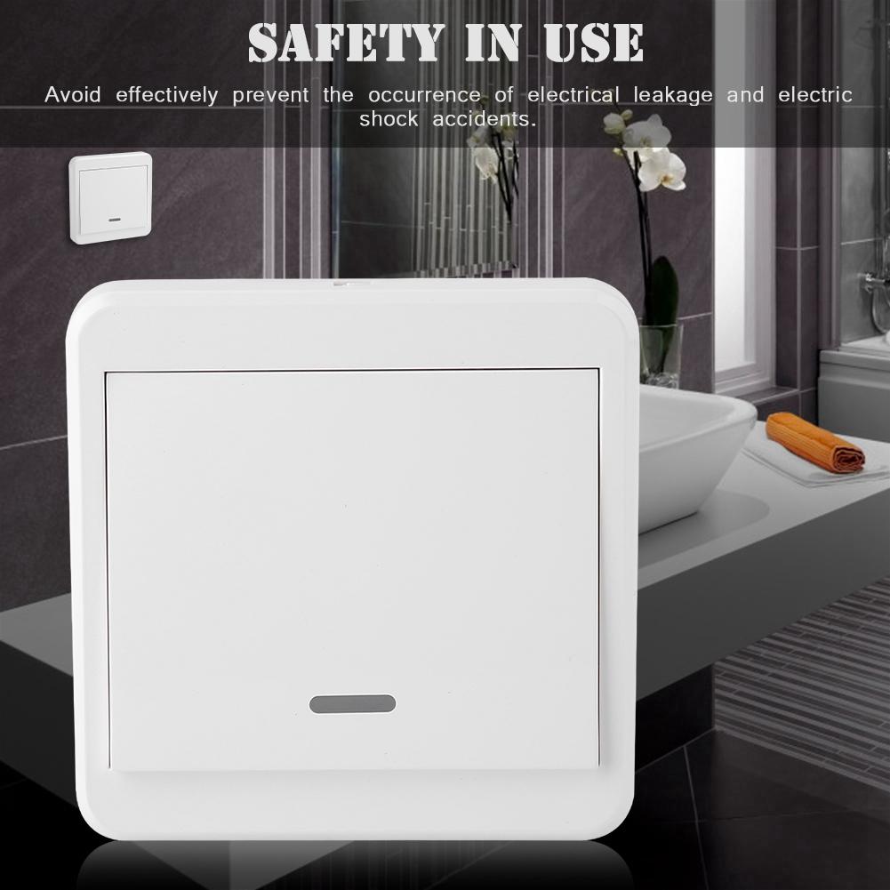 Панель переменного тока 86 настенный беспроводной пульт дистанционного управления реле переключатель передатчик и приемник 110-220 В 1 канал