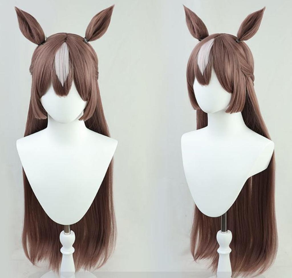Satono Diamond Cosplay Wig Uma Musume Pretty Derby Ears and Tail wig Anime Party Carnival Props