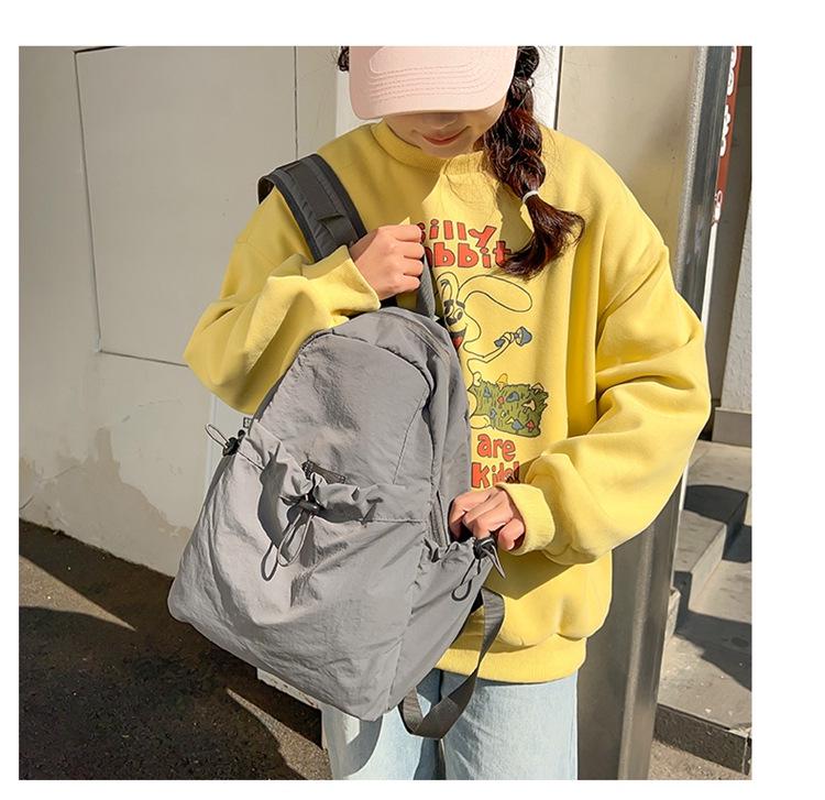 Японский рюкзак из плиссированного нейлона - Большой, Легкий, Повседневный, для Путешествий и Колледжа, Сумка для Ноутбука для Мужчин и Женщин