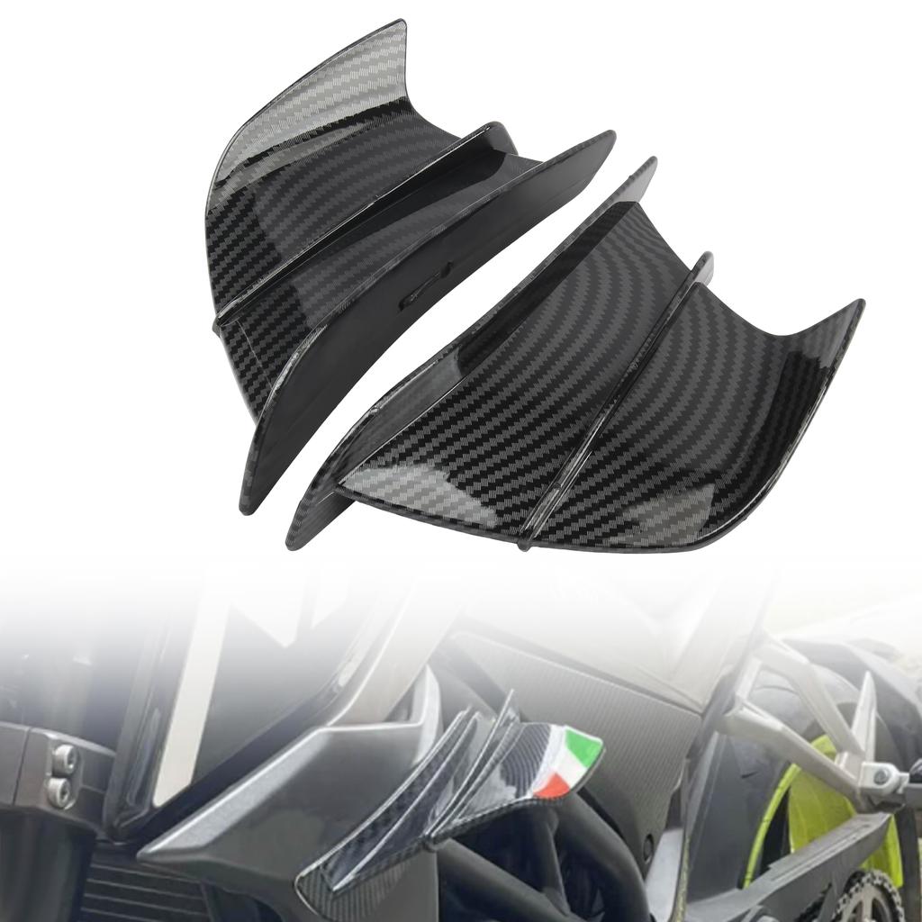 Motorcycle Fixed Wing For Ducati BMW S1000R RR YAMAHA Kawasaki HONDA Suzuki CBR600RR YZF R1 R3 Universal Aerodynamics Aileron