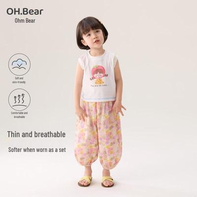 Набор повседневной летней одежды для девочек Om Bear