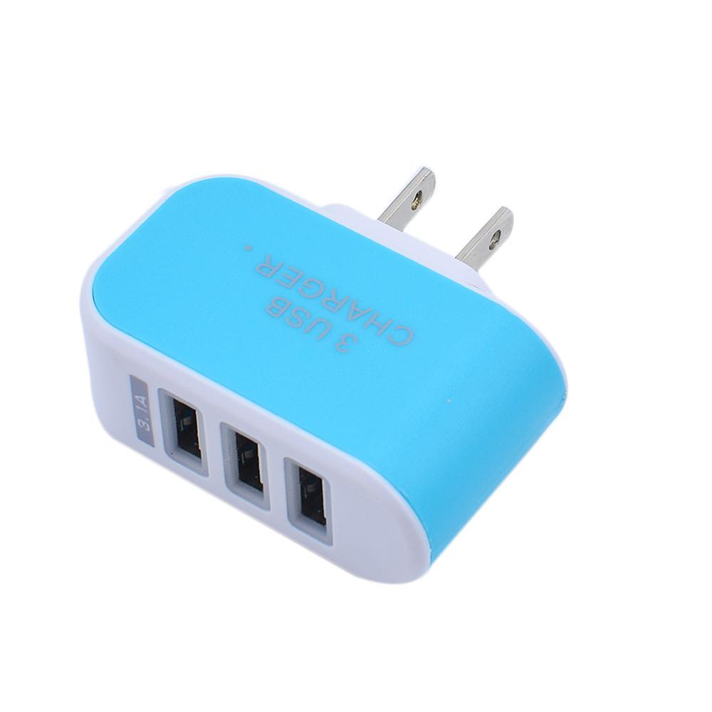 Светодиодное USB-зарядное устройство для смартфонов со светящимся индикатором и мощностью 5 Вт для путешествий и офиса