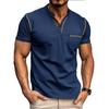 Men'S Sports Work Base Daily Wear T-Shirt Summer Men'S Solid Color Slim Fit Casual T-Shirt Short Sleeved Top