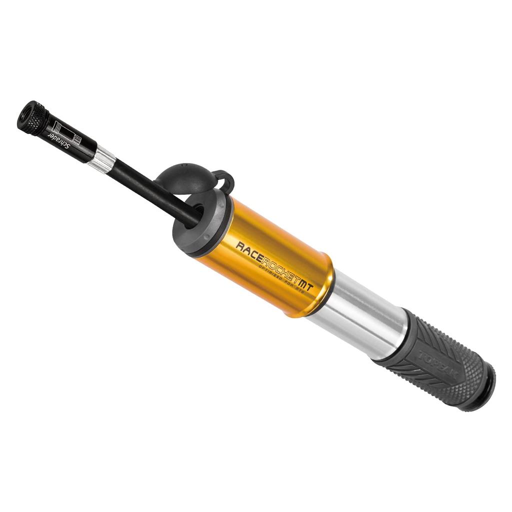TOPEAK RaceRocket MT RaceRocket MT Gold Small Lightweight Portable Pump for Road PPM11702