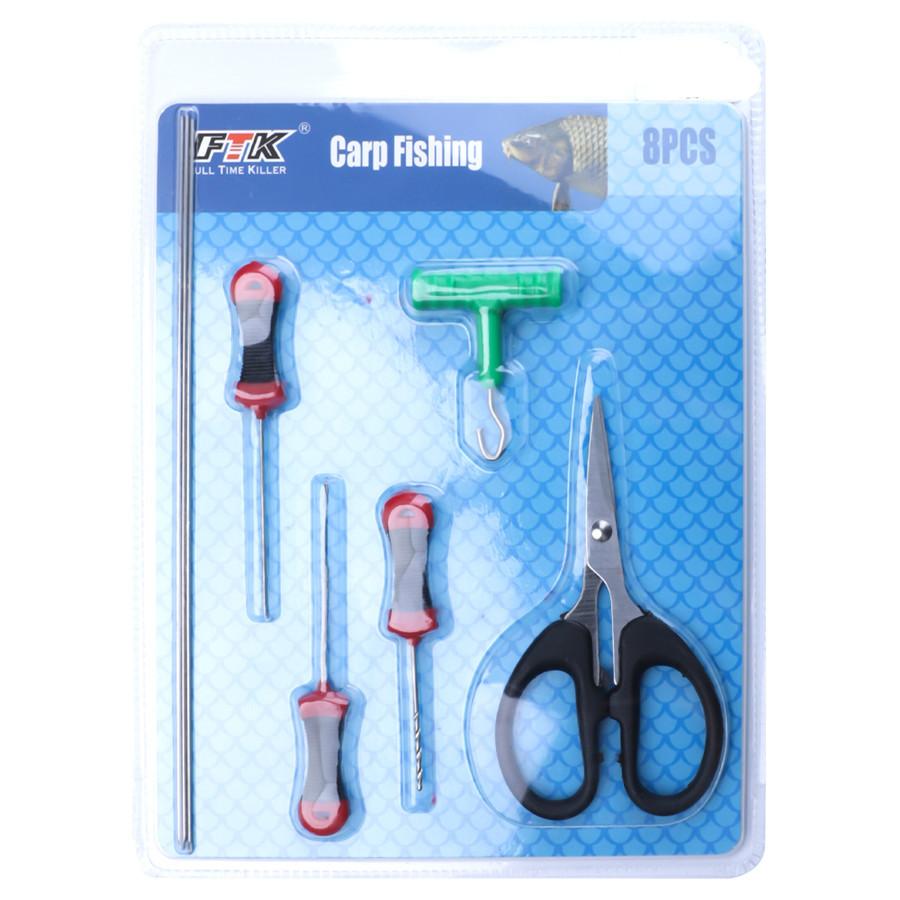 FTK Рыболовные ножницы из нержавеющей стали с титановым покрытием, режущие полиэтиленовые плетеные лески, режущий слой, инструменты для ловли карпа, аксессуары