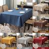 WaterProof Decorative Table Cloth Rectangular Tablecloths Dining Table Cover Simple and Modern TableCover Clot