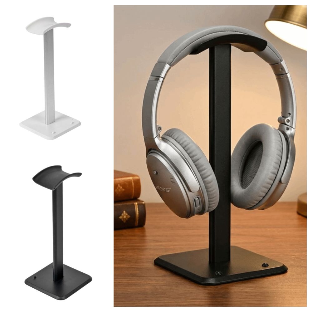 Sturdy Headset Holder Modern Headphones Stand Rack Headphone Stand Workstation