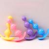 Soft Butt Plug Masturbation Anal Plug Sex Toys Anal Bead Dilator Toys for Men Women