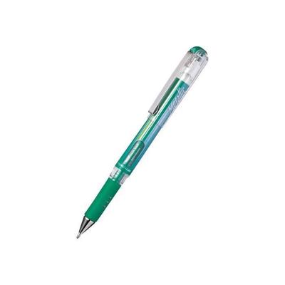 Ручка-роллер - Pentel - Hybrid Gel Grip DX - Перманентная - Металлический зеленый - Гелевые чернила - 1 мм