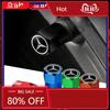 UMZJP1 New For Mercedes Benz 4Pcs Metal Car Tire Valve Caps Wheel Dust Cover Car Accessories for Mercedes Benz AMG W204 W211 W212 W213