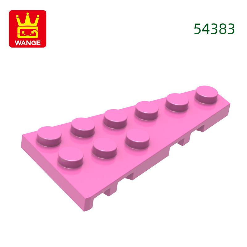 Нетоксичный 62 шт./лот 54383 Клин-пластина Правая пластина 3x6 с углом Строительные блоки Moc Цветные аксессуары Совместимые с деталями Brick