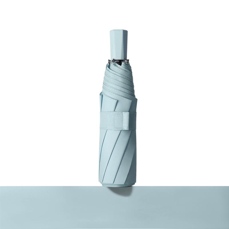 8 Ribs Mini Rain Umbrella Anti UV Sun Umbrella Rain Windproof Light Folding Portable Umbrellas for Women Men Children