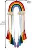 Cotton Rope Wall Ornaments Hand-woven Tassel Tapestry Kawaii Weaving Rainbow Hangings  Nursery