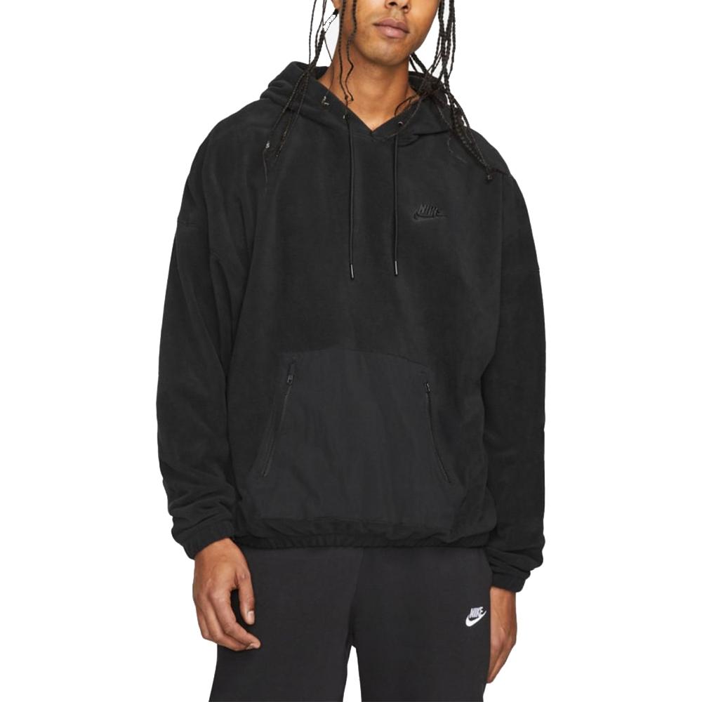 Nike Sweatshirts Men's Black Hooded Moderate Regular FB8389-010
