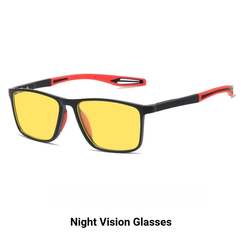 Новые ультралегкие спортивные солнцезащитные очки TR90 с антибликовым покрытием и ночным видением для защиты во время соревнований в телефонные игры, очки с плоской оправой