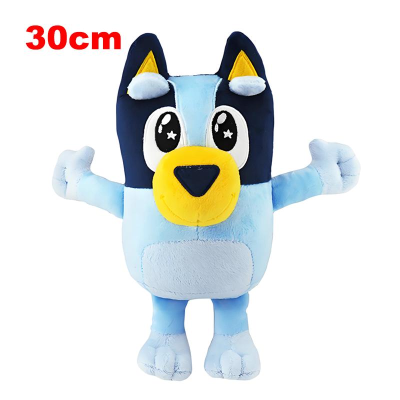 20/30CM Bluey And Bingo Plush Dolls Shining Star Eye Bluey Bingo Anime Plush Stuffed Toys Birthday Christmas Gift For Children