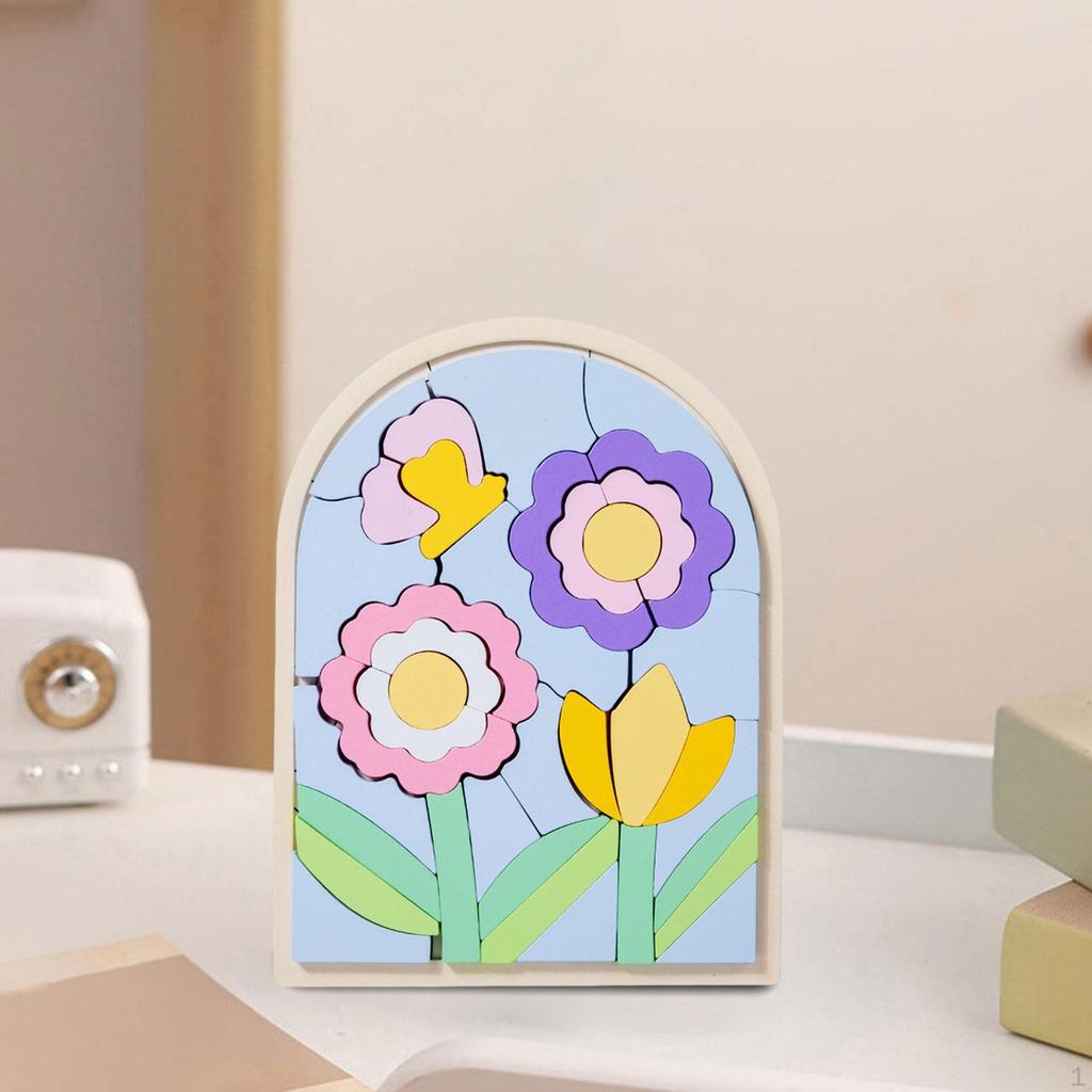 Обучающий набор деревянных головоломок для детей