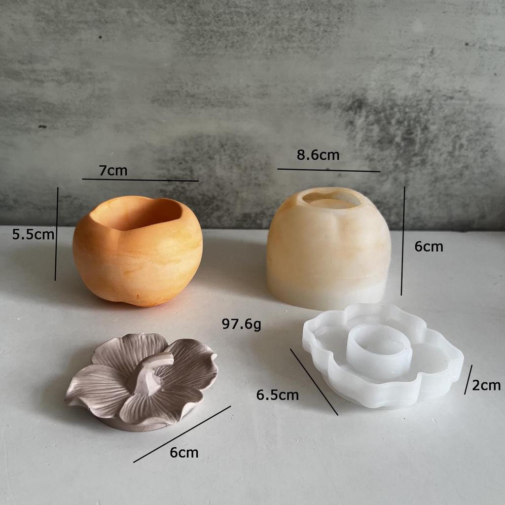 DIY Tomato Jar Silicone Mold Jewelry Organizer Jar Masonry Drip Molds