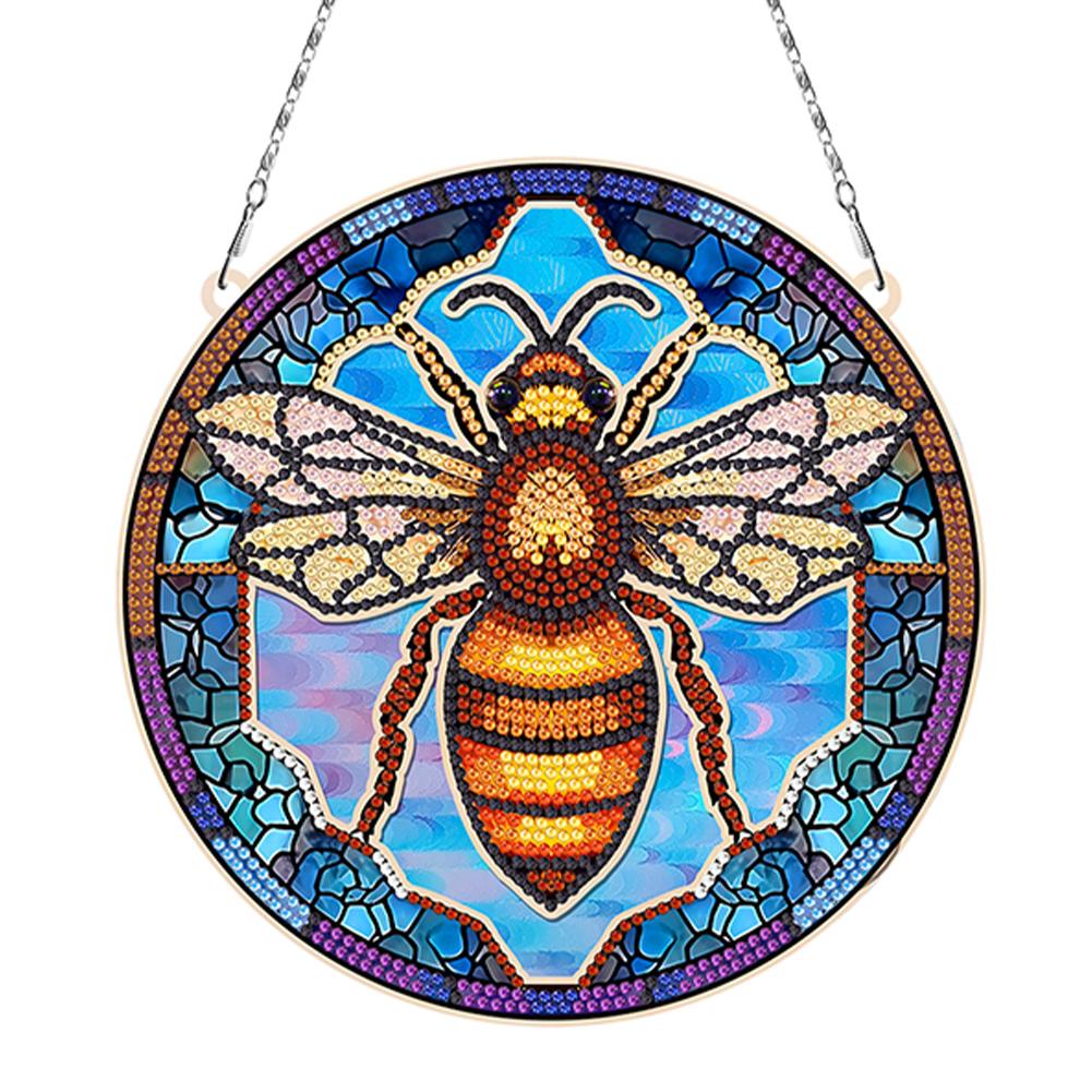 Suncatcher Animal Diamond Painting Hanging Cuestion Diamond Drawing Hanging Ornament Christmas Home Windows Decor