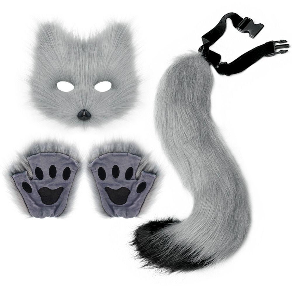 1set Plush Halloween Cosplay Accessories Claw Animal Cosplay Props  Halloween