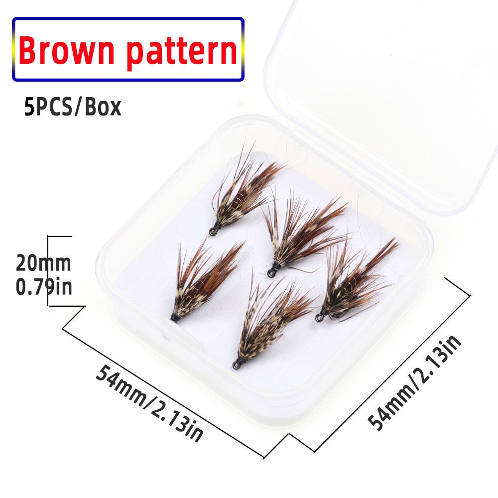 12# Коричневый Оранжевый Адамс Традиционная Мокрая Мушка Колючая Мушки для Окуня Лосося Хариуса Форели Нахлыстовые Приманки